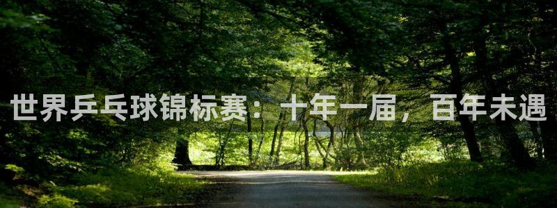 世界杯预选赛赛程表:世界乒乓球锦标赛:十年一届,百年未遇