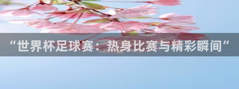世界杯预选赛赛程表:“世界杯足球赛:热身比赛与精彩瞬间”